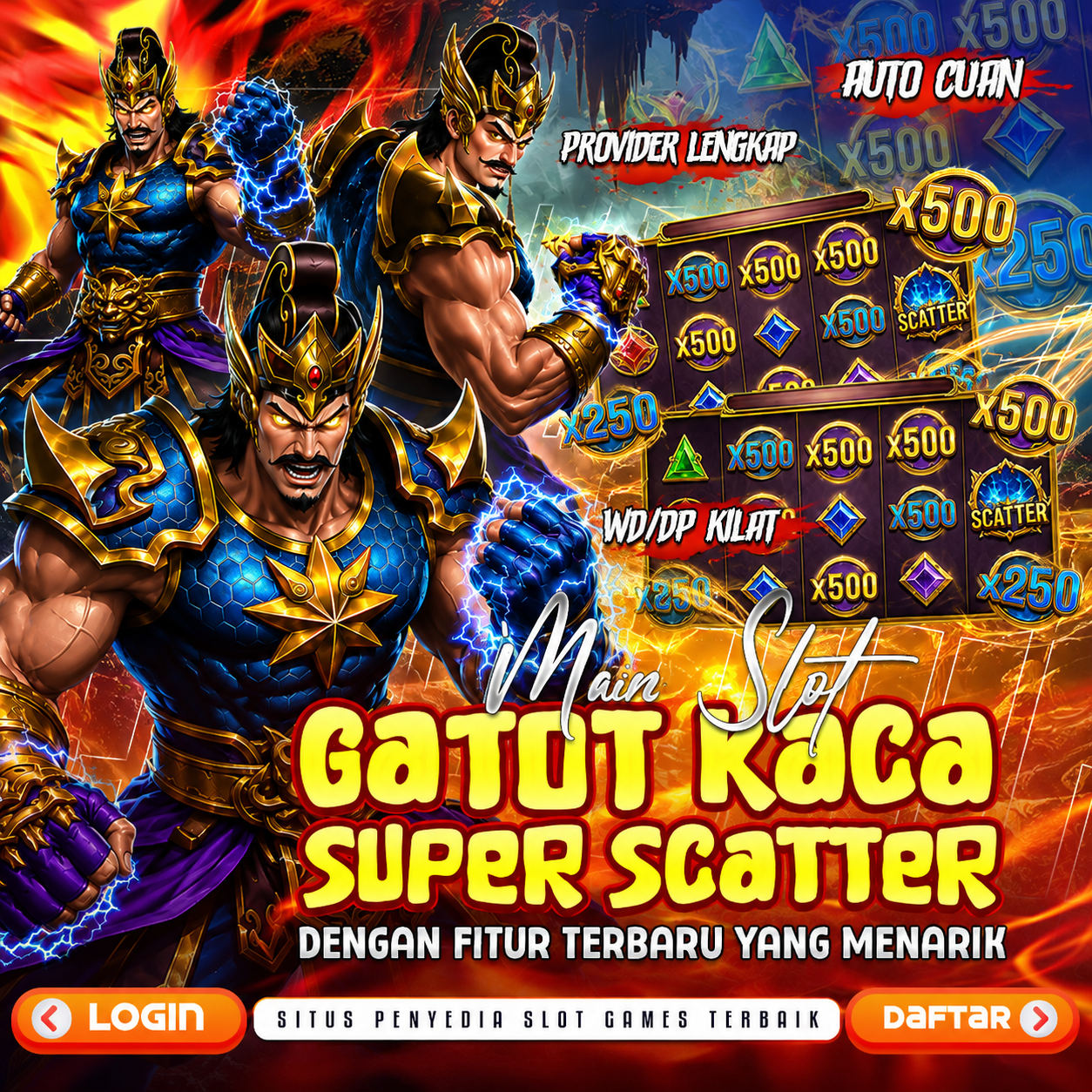 Slot Gatot Kaca Super Scatter dengan Fitur Terbaru yang Menarik