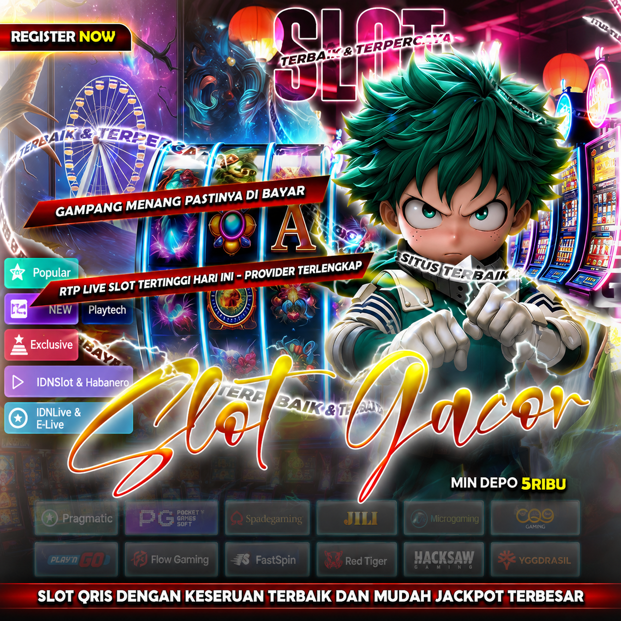 Slot QRIS dengan Keseruan Terbaik dan Mudah Jackpot Terbesar